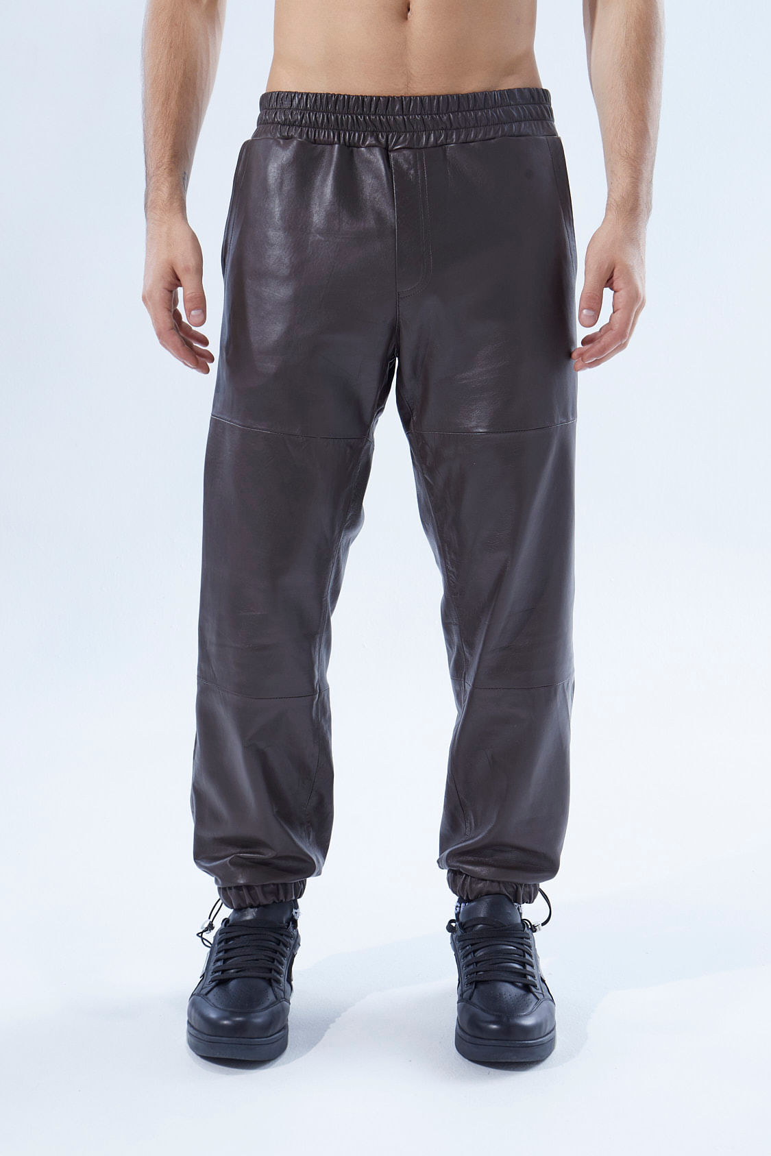 Pantalon 2025 jogger cuero