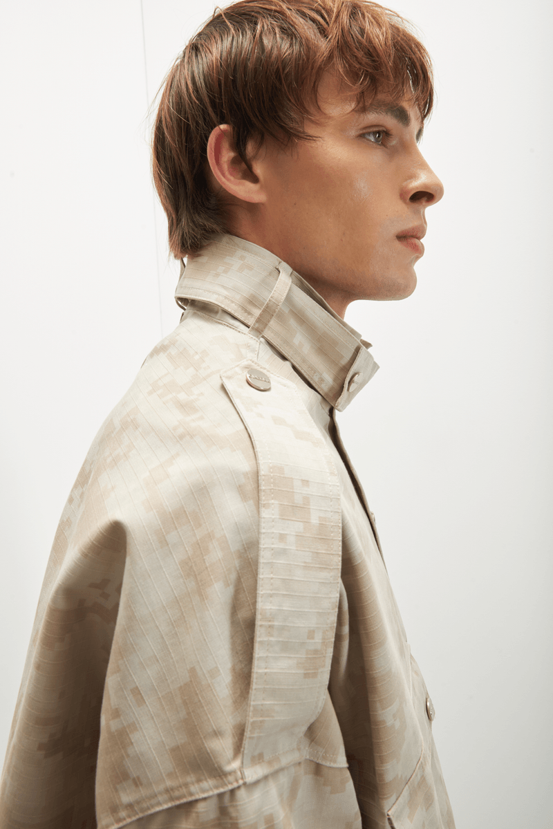 Campera Pixel Print