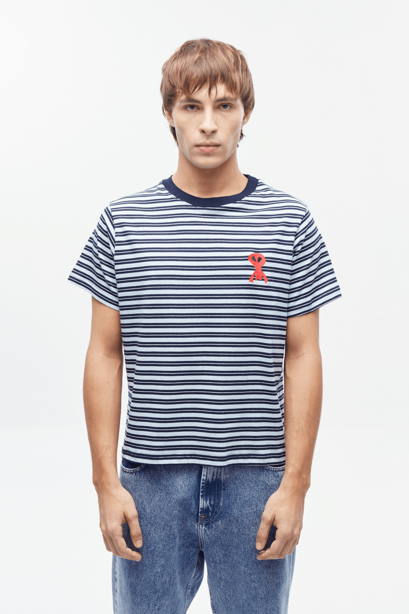 Remera Rayada Alien