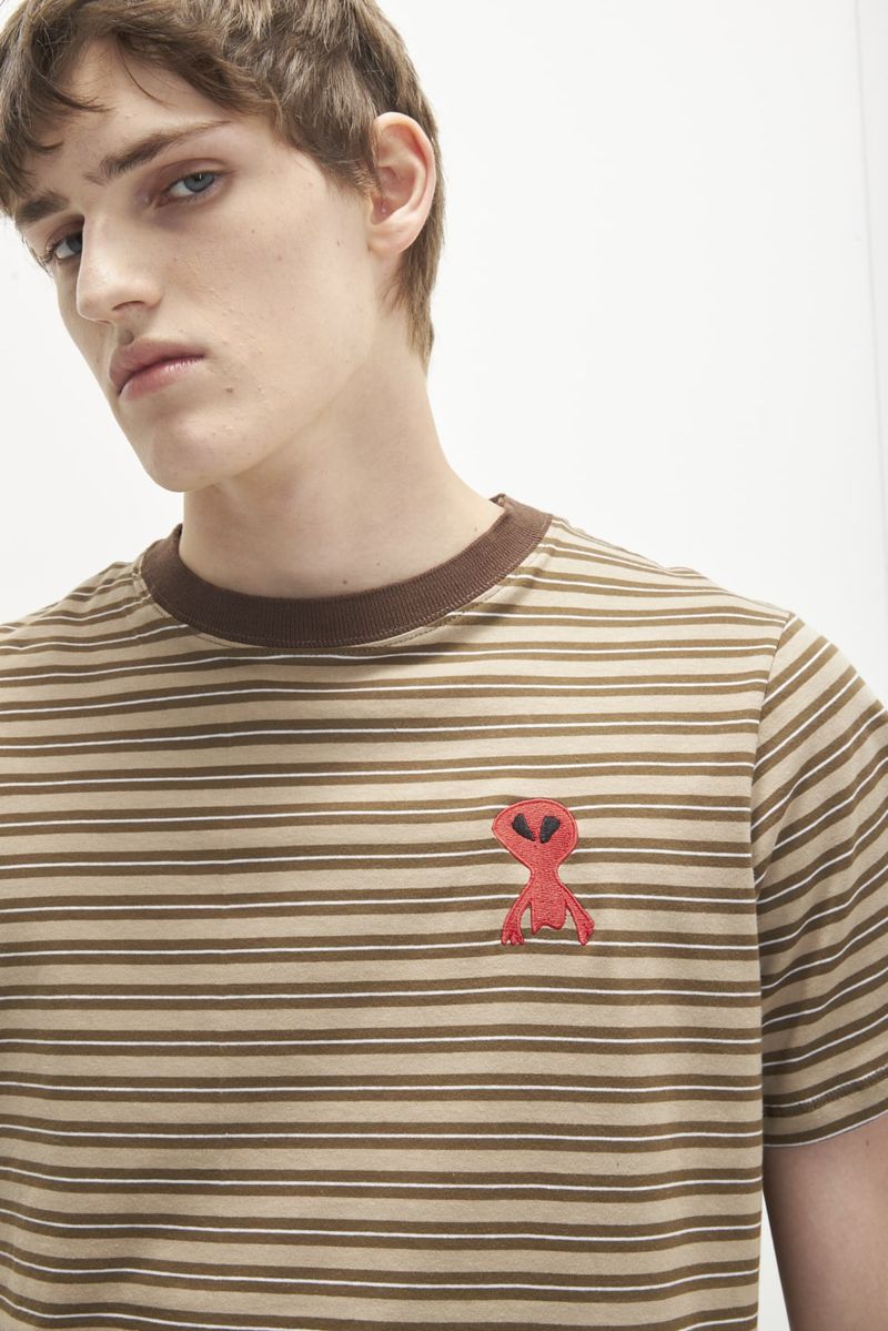 Remera Rayada Alien